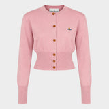 Bea Cropped Cardigan - Vivienne Westwood - Wool - Pink