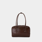 Soft Boston Shoulder Bag - Margesherwood - Leather - Brown