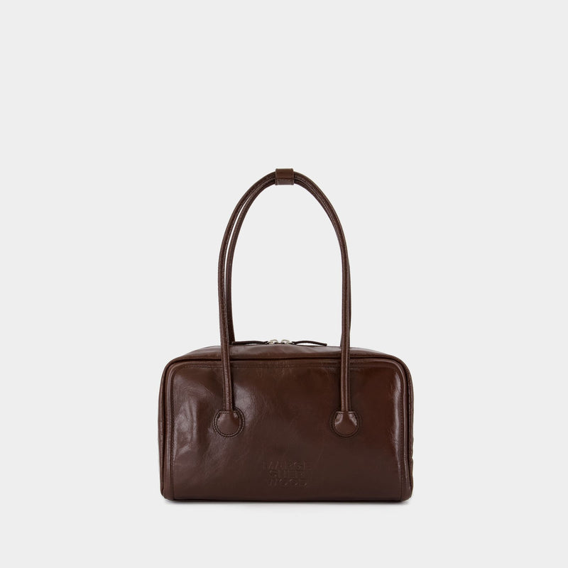 Soft Boston Shoulder Bag - Margesherwood - Leather - Brown