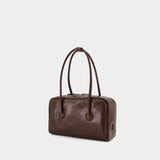 Soft Boston Shoulder Bag - Margesherwood - Leather - Brown