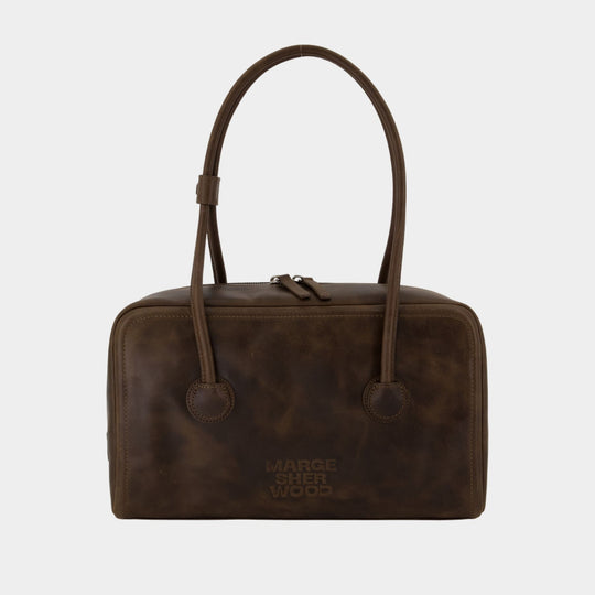 Soft Boston Shoulder Bag - Margesherwood - Leather - Brown