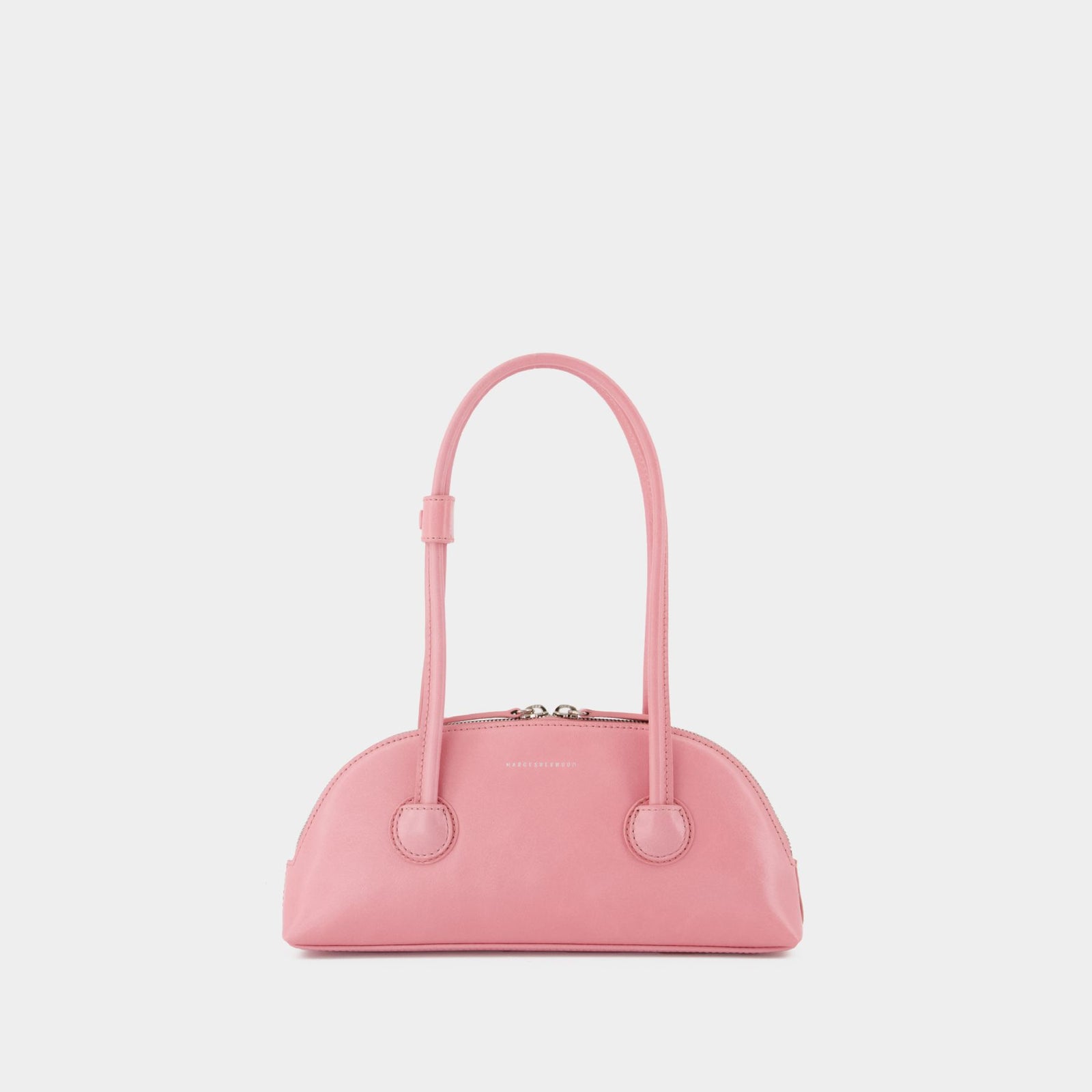 ★MARGESHERWOOD★ ピンク Bessette ショルダーバッグ MARGESHERWOOD: ピンク Bessette ショルダーバッグ | SSENSE 日本