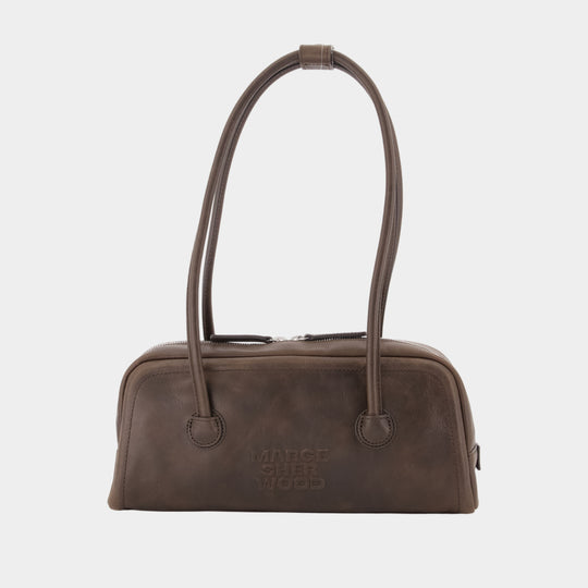 Soft Boston Ew Shoulder Bag - Margesherwood - Leather - Brown