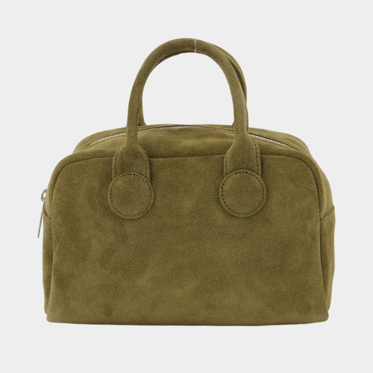 Soft Bowling Bag - Margesherwood - Leather - Khaki