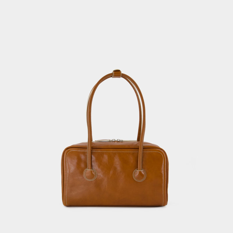 Soft Boston Shoulder Bag - Margesherwood - Leather - Brown