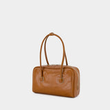 Soft Boston Shoulder Bag - Margesherwood - Leather - Brown