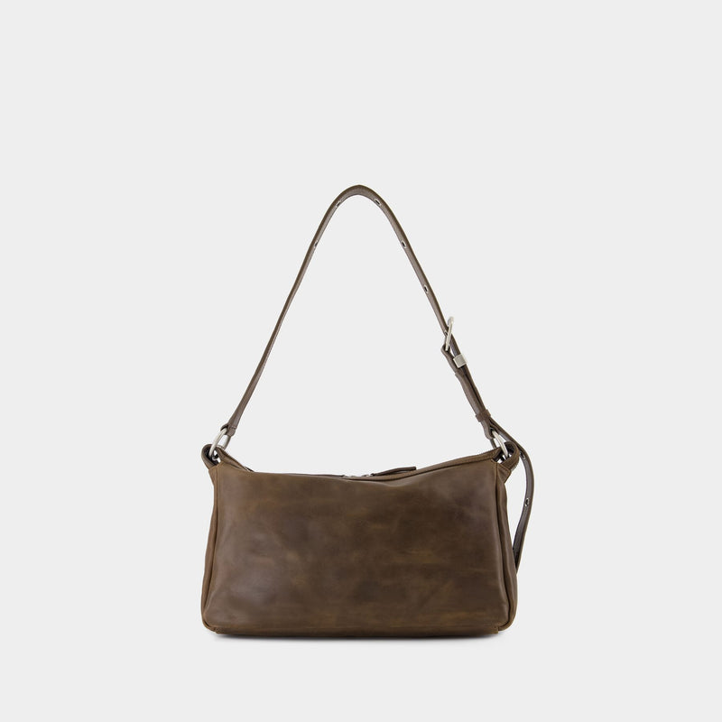 Outpocket Shoulder Bag - Margesherwood - Leather - Brown