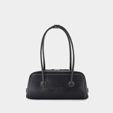 Soft Baguette Shoulder Bag - Margesherwood - Leather - Black