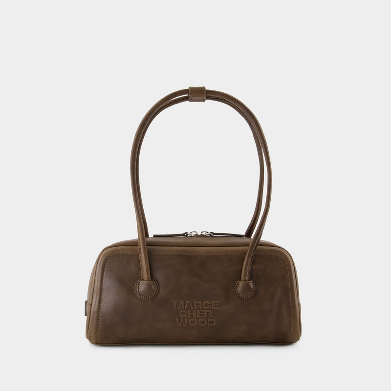 Soft Baguette Shoulder Bag - Margesherwood - Leather - Brown