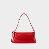 Folder Brot Shoulder Bag - Osoi - Leather - Red