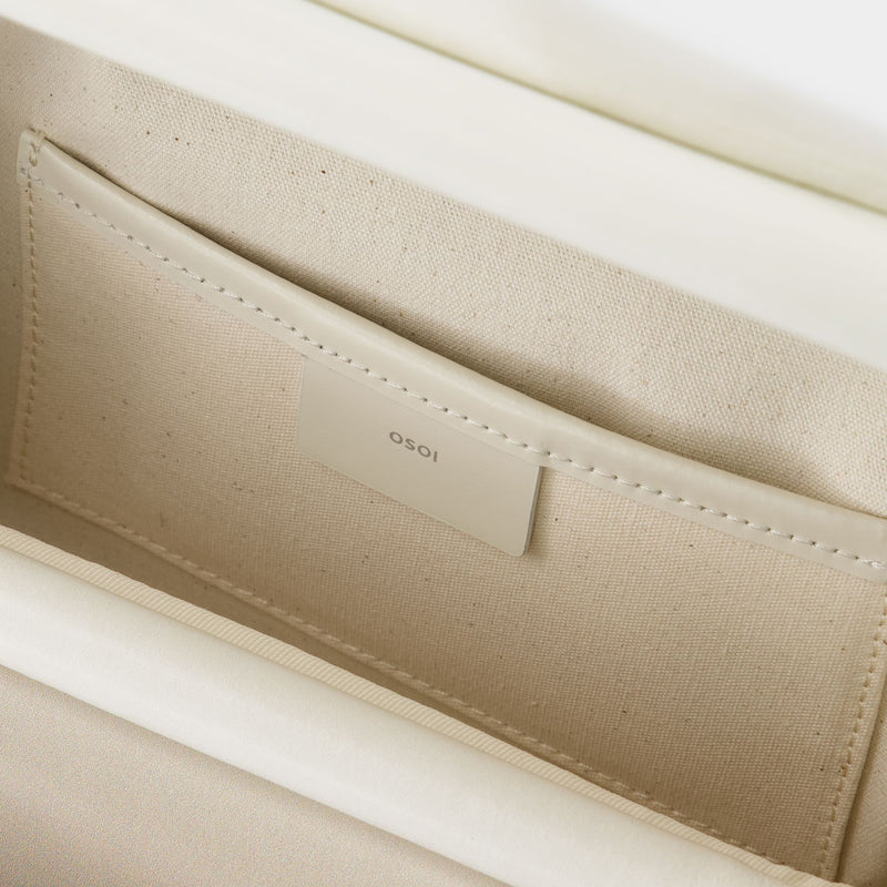 Folder Brot Shoulder Bag - Osoi - Leather - White