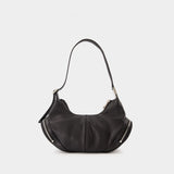 Cargo Shoulder Bag - Osoi - Leather - Black