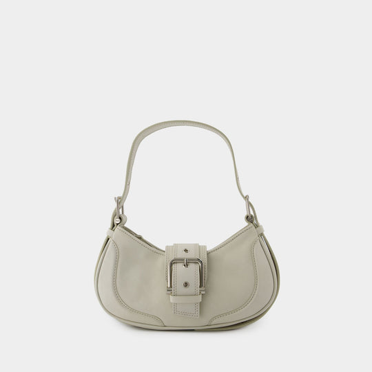 Hobo Brocle Shoulder Bag - Osoi - Leather - Cream