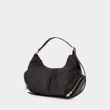 Cargo Large Shoulder Bag - Osoi - Leather - Black