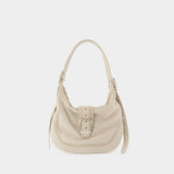 Mid Brocle Hobo Bag - Osoi - Leather - White