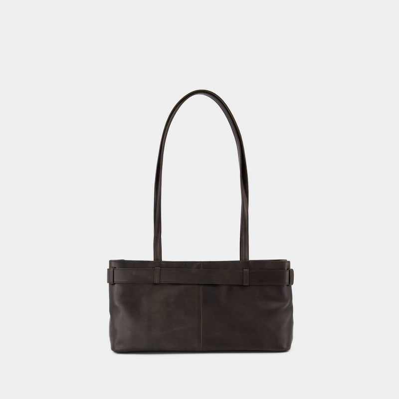 Shoulder Brocle Shoulder Bag - Osoi - Leather - Brown