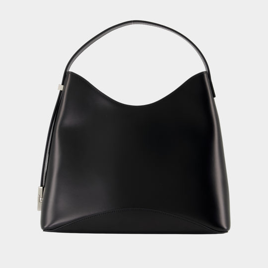 Egg Shoulder Bag - Osoi - Leather - Black