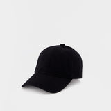 Cap - Acne Studios - Cotton - Black