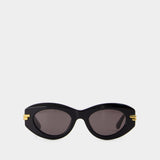 Bv1322s Sunglasses - Bottega Veneta - Acetate - Black