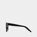 Sl M143 Sunglasses - Saint Laurent - Acetate - Black