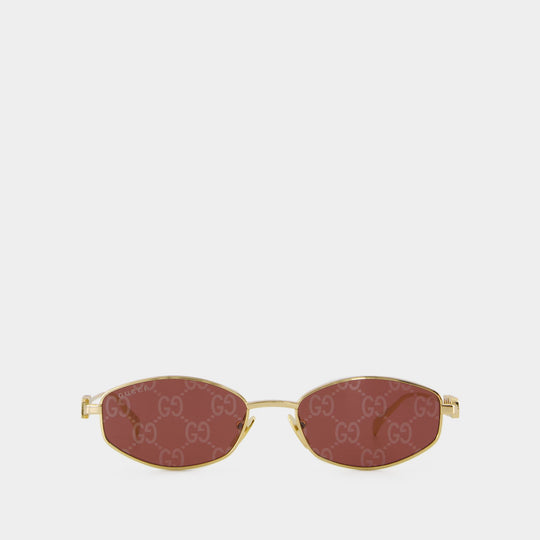 Gg1802s Sunglasses - Gucci - Metal - Gold