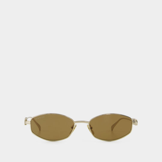 Gg1802s Sunglasses - Gucci - Metal - Gold
