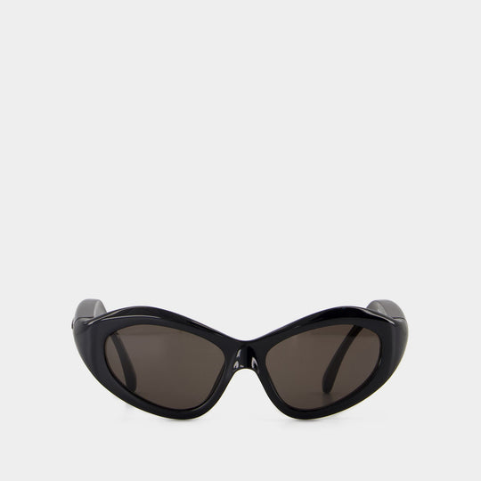 Bb0386s Sunglasses - Balenciaga - Acetate - Black