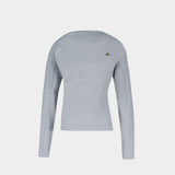 Ls Hebo T-Shirt - Vivienne Westwood - Cotton - Grey