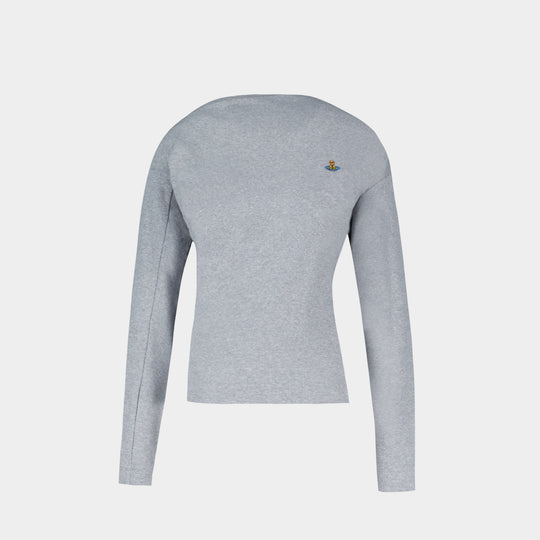 Ls Hebo T-Shirt - Vivienne Westwood - Cotton - Grey