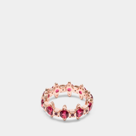 Warwick Ring - Vivienne Westwood - Silver - Pink