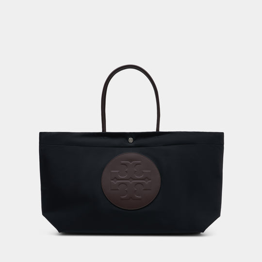 Ella Twist Shopper Bag - Tory Burch - Synthetic - Black