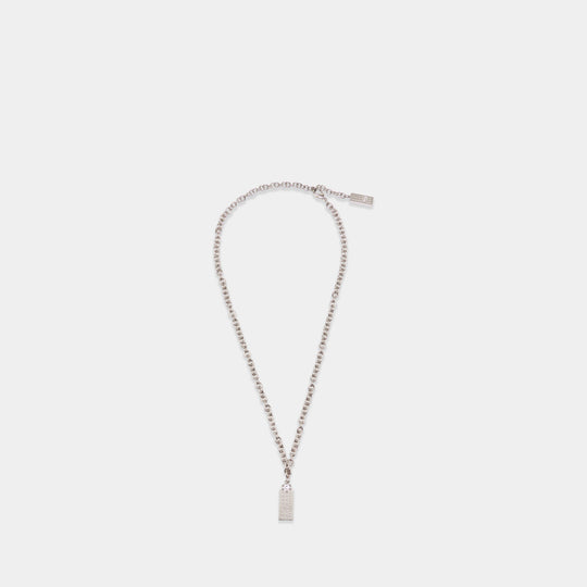 Collana Necklace - MM6 Maison Margiela - Metal - Silver