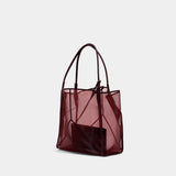 Victoria Shopper Bag - Victoria Beckham - Synthetic - Burgundy