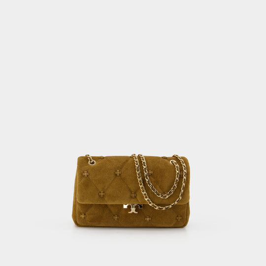 Bunny Knot Small Shoulder Bag - Tory Burch - Leather - Brown