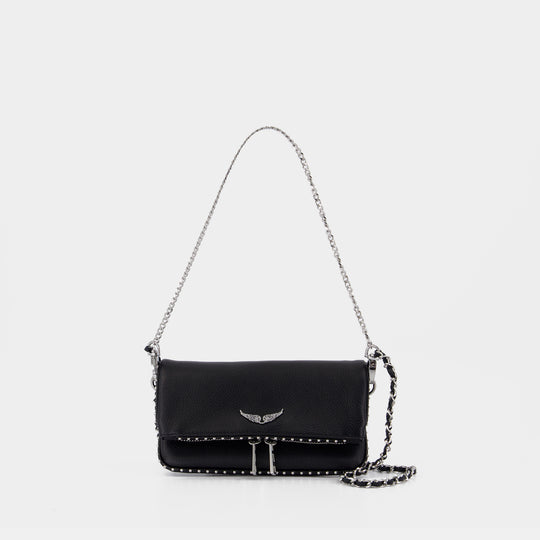 Rock Nano Wallet On Chain - Zadig & Voltaire - Leather - Black