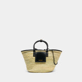 The Soli Basket - Jacquemus - Raffia - Beige