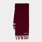 Scarf - Acne Studios - Wool - Burgundy