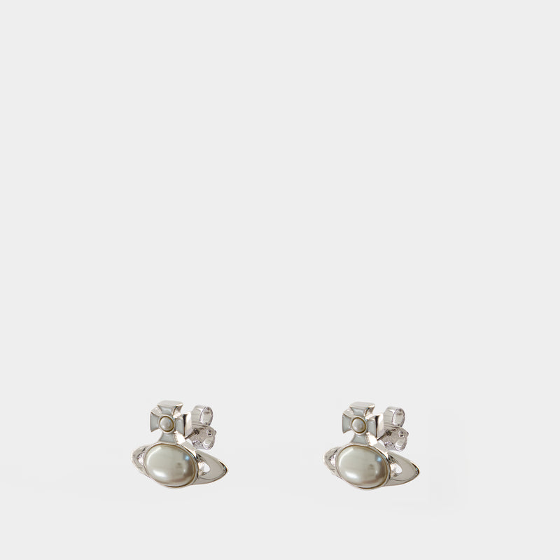 Boucles D'oreilles Gaby - Vivienne Westwood - Metal - White