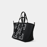 Heritage Day Off L Tote Bag - OFF WHITE - Synthetic - Black