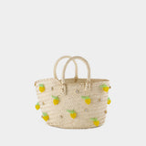 Sicily Lemon Bag - Shourouk - Palm fibre - Yellow