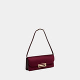 Dorian East West Clutch - Victoria Beckham - Synthetic - Burgundy
