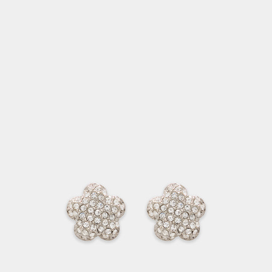 Daisy Pave Earrings - Marc Jacobs - Brass - Silver