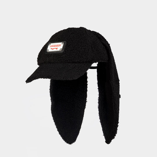Teddy Rabbit Cap - Charles Jeffrey Loverboy - Synthetic - Black