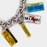 State Plate Charm Bracelet - Marc Jacobs - Metal - Silver