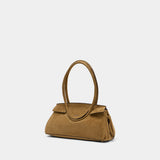 Maude Shoulder Bag - Staud - Leather - Khaki