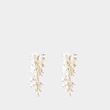 Cluster Earrings - Simone Rocha - Synthetic Pearls - Ivory
