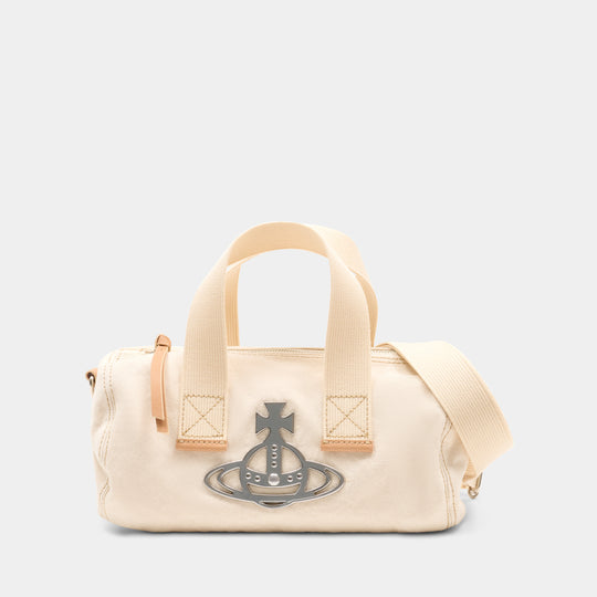 Paul Cylinder Crossbody - Vivienne Westwood - Cotton - Beige