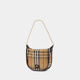 Ls Mini Shoulder Bag - Burberry - Cotton - Beige