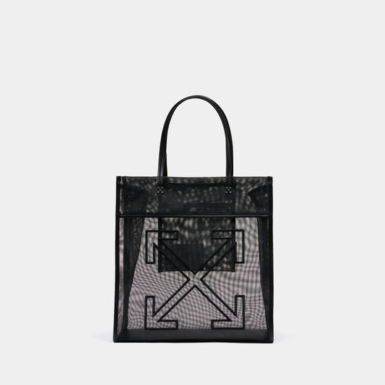 Market Tote Bag - OFF WHITE - Synthetic - Black
