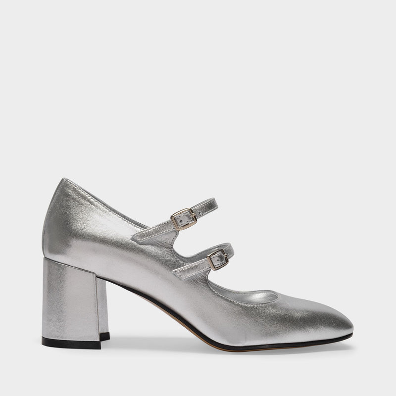 Alice Pumps - Carel - Leather - Silver